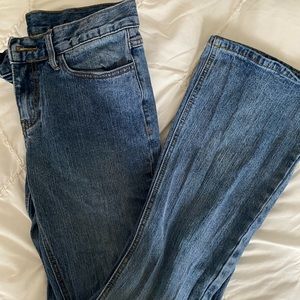 Low Rise Flared Jeans